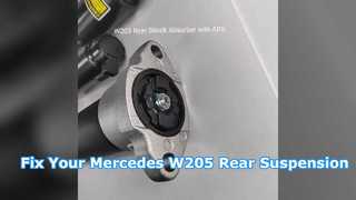 Substituição do amortecedor traseiro Mercedes W205