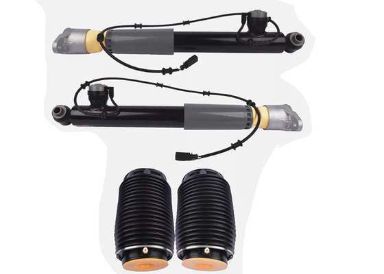 55411 3N510 55320-3M550 Rear Shock Struts w/ Electric & Air Spring Bag Set para Hyundai Equus 2011-2016