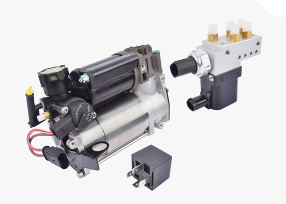 Compressor de suspensão de ar A2113200158 + Bloco de controlo de válvulas para Mercedes Benz W219 W211.