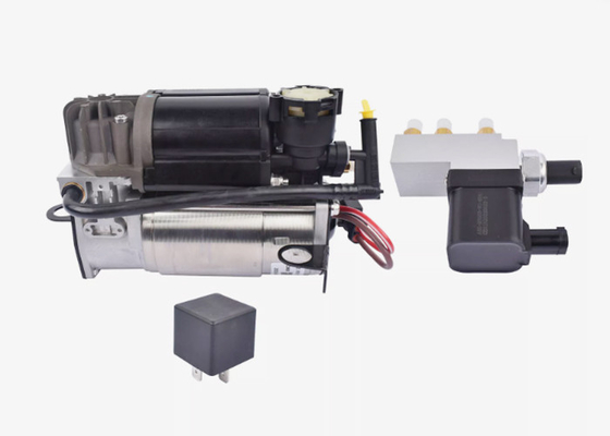 Compressor de suspensão de ar A2113200158 + Bloco de controlo de válvulas para Mercedes Benz W219 W211.